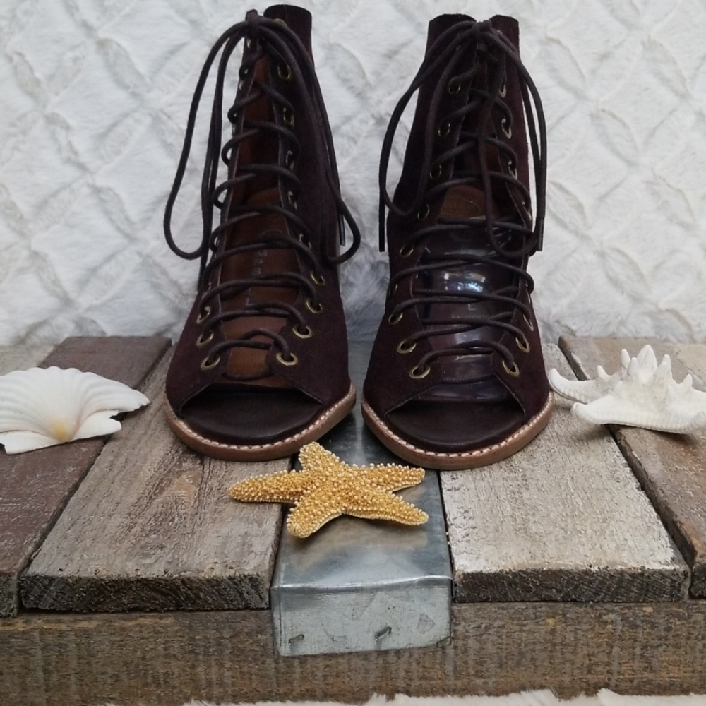 Jeffrey Campbell for Free people Suede boots.